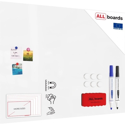 Magnetická tabule 120x90 ALLboards METAL MB129_00038