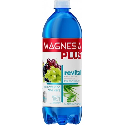 Magnesia Plus Revital hroznové víno aloe vera jemně perlivá 6 x 0,7 l