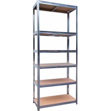 German Regál 180 x 90 x 40 cm 5 polic ocel
