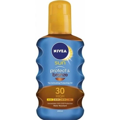 Nivea Sun Protect&Bronze opalovací olej SPF30 200 ml – Hledejceny.cz