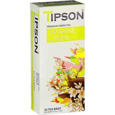 Tipson Jasmine Green neprebal 25 x 1,5 g