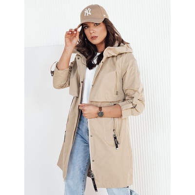 Dstreet Dámska parka Tilson camel