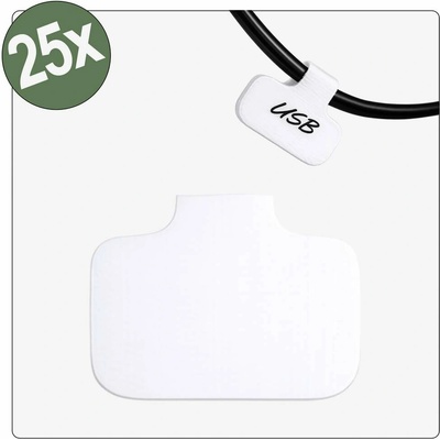 Quadrios 26CA783 26CA783 kabelové značení 40 x 20 mm Barva aktivního pole: bílá počet štítků: 25
