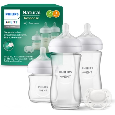 Philips Avent Natural Response Novorozenecká sada skleněná SCD878/11