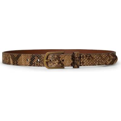Lauren Ralph Lauren pásek dámský kožený 412P15695 hnědá