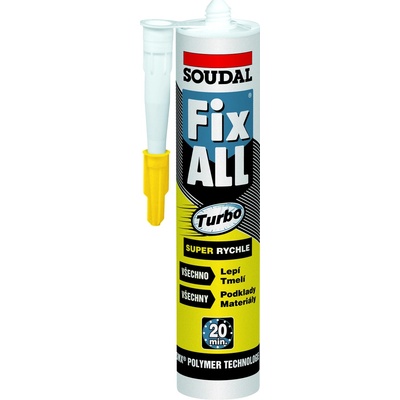 SOUDAL FIX ALL TURBO vytvrdzujúce lepidlo 290g, biele