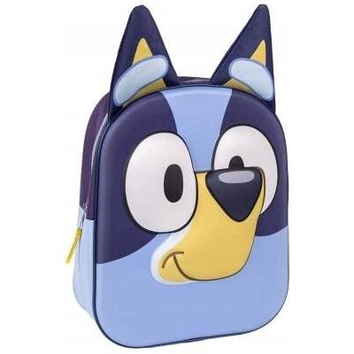 RUKSÁK BLUEY 3D DETSKÝ RUKSÁK PRE PREDŠKOLÁKA MODRÝ BLUE
