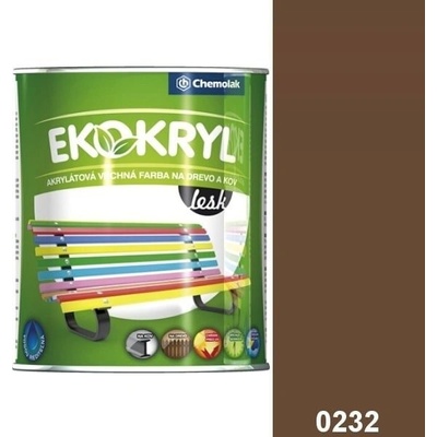 Ekokryl lesk 0232 hnedá kávová 0,6L