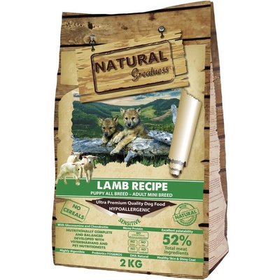 Natural Greatness Lamb Recipe Sensitive Starter Puppy & Adult Mini 15 kg