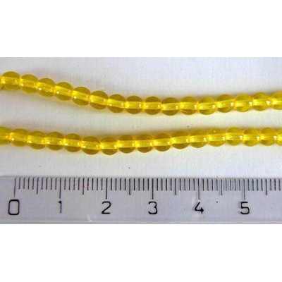 Perly (kuličky) žluté 50 ks odstín pk67819 Ø 6 mm.