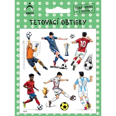 Arch Zlín dětské tetovací obtisky fotbalisti