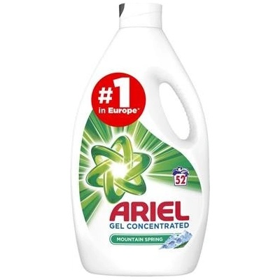 Ariel Mountain Spring tekutý prací prostředek 2,86 l 52 PD