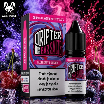 Juice Sauz Drifter Bar Salts Blueberry Cherry 10 ml 10 mg