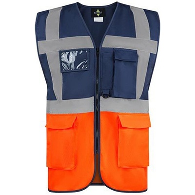 Korntex Hamburg Multifunkčná reflexná vesta KX810 Navy 5XL