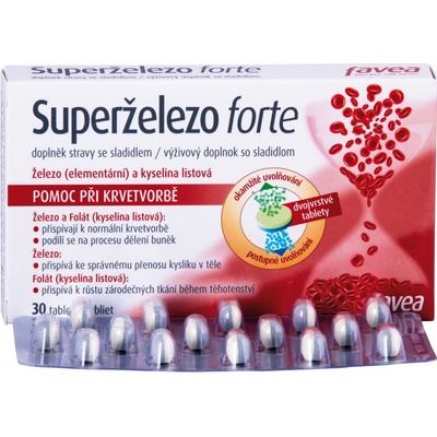 Favea Superželezo forte 30 tablet