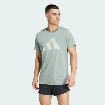 adidas pánské tričko s krátkým rukávem RUN IT TEE JD2324 zelená