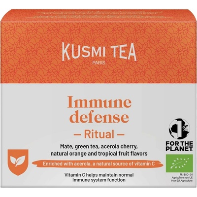 Kusmi Tea Porcovaný bylinný čaj na posílení imunity Immune Defense Ritual 18 ks