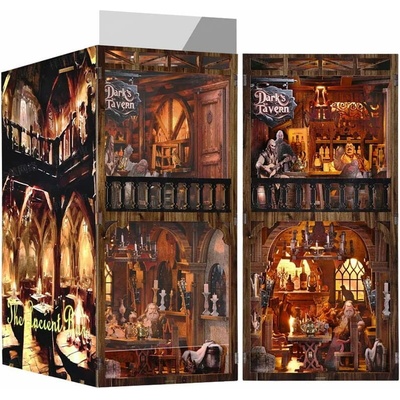 Habarri Miniatúrny domček Book Nook Krčma pod Strieborným Gryfom Aslowsnail