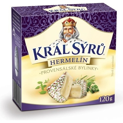 Král Sýrů Hermelín provensálské bylinky 120g