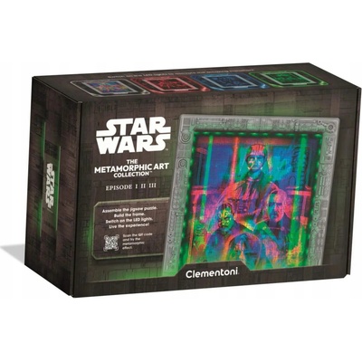 CLEMENTONI Svietiace metamorfické Star Wars I-II-III 520 dielov