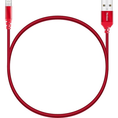 Yenkee YCU 611 RD USB / lightning, 1m, červený