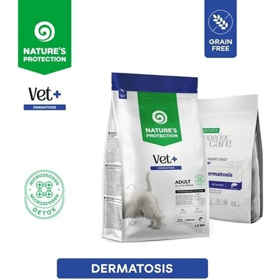 Nature's Protection Superior Care Veterinary Diet Dermatosis Salmon Adult All Breeds 1,5 kg