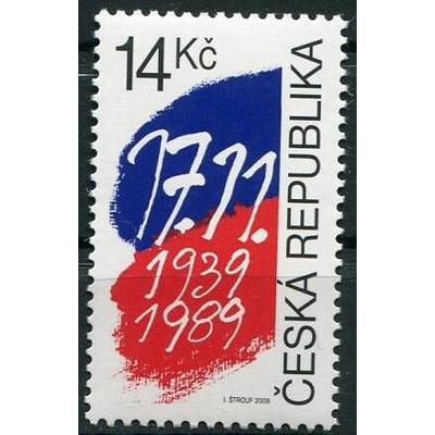 Česká pošta (2009) č. 614 ** - Česká republika - 17. listopad 1939 a 1989