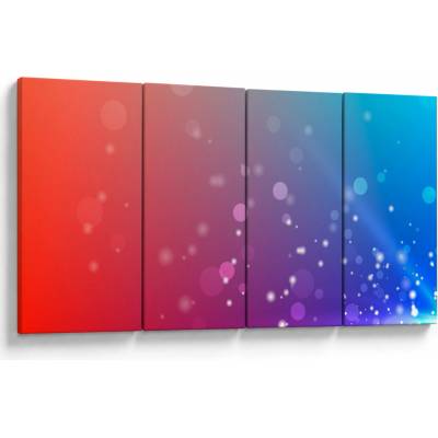 Moderní abstraktní obraz, Čtyřdílný 160x80 cm