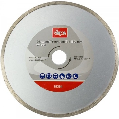 Dema Diamantový rezný kotúč 180 mm DDT180V