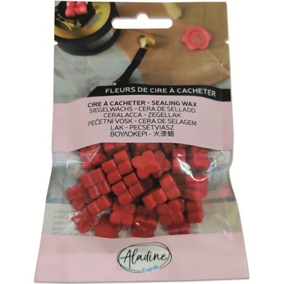 Aladine Pečetní vosk granulovaný rouge červený