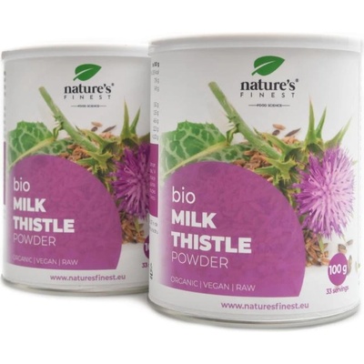 Nature's Finest Bio Milk thistle powder 2 x 100 g