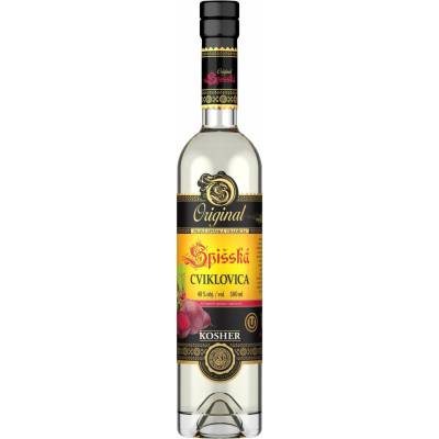 Kosher GAS familia Spišská cviklovica 50% 0,5 l (čistá fľaša)