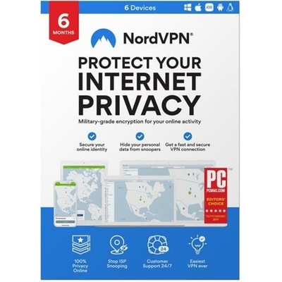 NordVPN 6 lic. 6 měsíců, NV1C6MESD