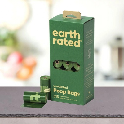 Earth Rated Sáčky na psí exkrementy bez vůně 21 rolí x 15 sáčků – Hledejceny.cz
