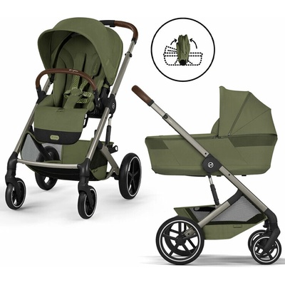 Cybex Balios S Lux incl. Foldable Cot Gold Moss Green 2026