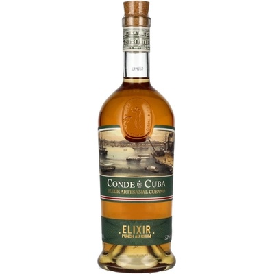 Conde de Cuba Elixir Artesanal Cubano 32% 0,7 l (holá láhev)