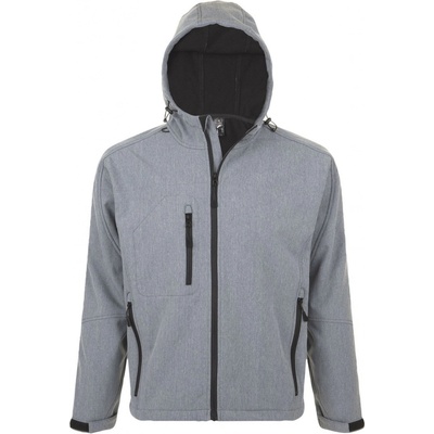 Soľs Replay Men pánská softshellová bunda SL46602 Grey melange – Hledejceny.cz