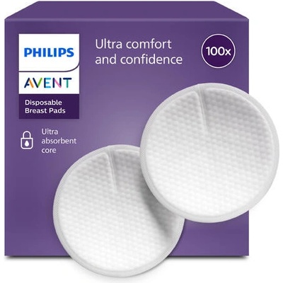 Philips Avent Ultra tenké laktační vložky bílé 100 kusů SCF254/13