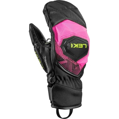Leki WCR Pro TR Junior Mitt black/neonpink/neonyellow