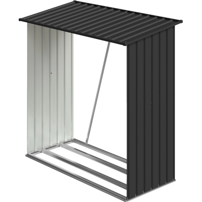 Parkside® Regál na palivové drevo, 164 x 84 x 157 cm ,antracitová (100409996)