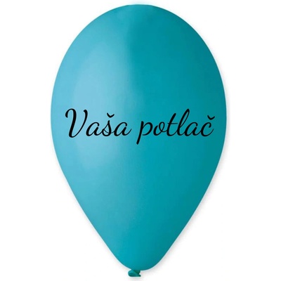 Svet balonku Balónik s textom Tyrkysový 26 cm