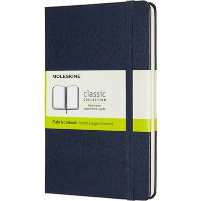 Moleskine Zápisník M tvrdé desky modrý čistý B6 104 listů – Hledejceny.cz