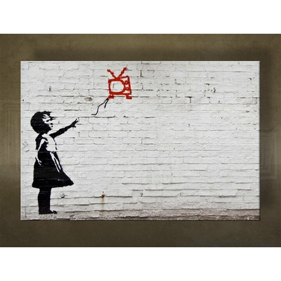 Obraz na plátne Street ART – Banksy - 30x40 cm
