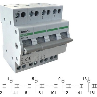 Noark Ex9BT3G 4CO 32A 113931