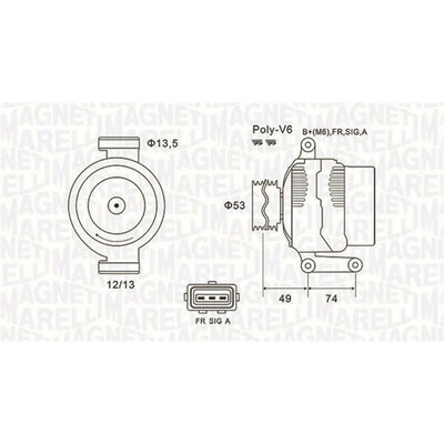 Generátor MAGNETI MARELLI 063731635010