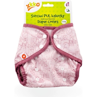XKKO Svrchní PUL kalhotky One Size Safari Mesa Rose