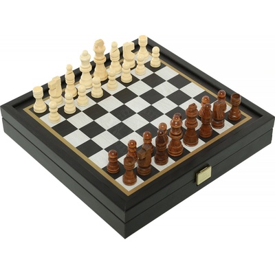 Manopoulos Šachy a Vrhcáby, souprava 2v1 Moderní design, 27x27 cm