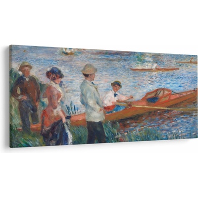 Obraz - Auguste Renoir, Oarsmen at Chatou, reprodukcia, jednodielne 200x100 cm