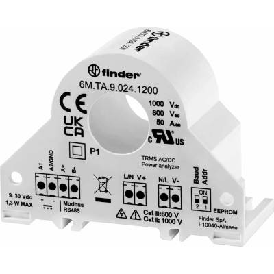 Finder 6M.TA.9.024.1200 merací transformátor Primárny prúd 50 A montáž na DIM lištu 1 ks