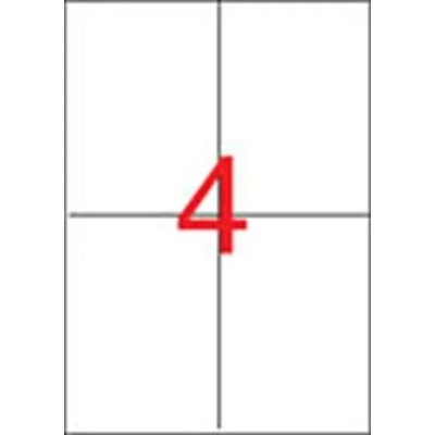APLI Etikety, do laserových tlačiarní, 105x148 mm, APLI, 1000 etikiet/bal